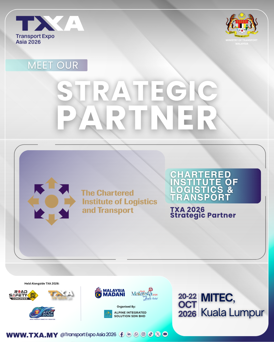 CILT Malaysia as Strategic Partner for Transport Expo Asia 2026